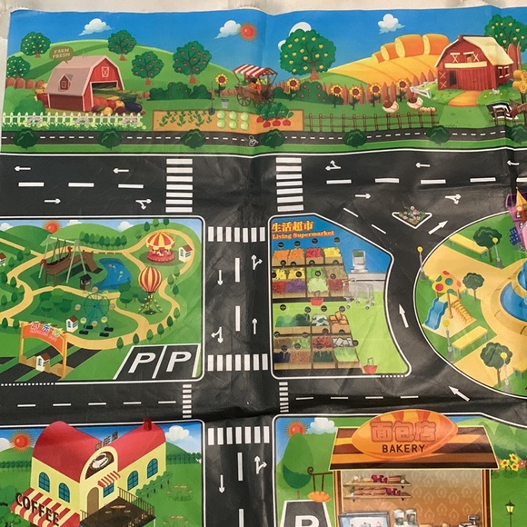 Kids City Road Playing Matt - Picture 4 of 5